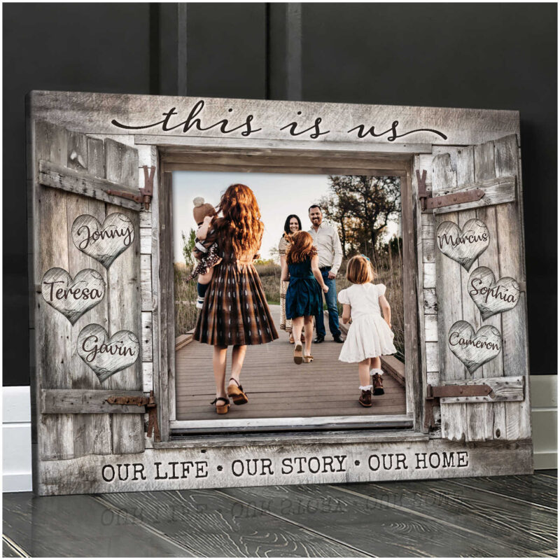 Custom Canvas Prints Personalized Photo Gifts Family For Wall Art Decor