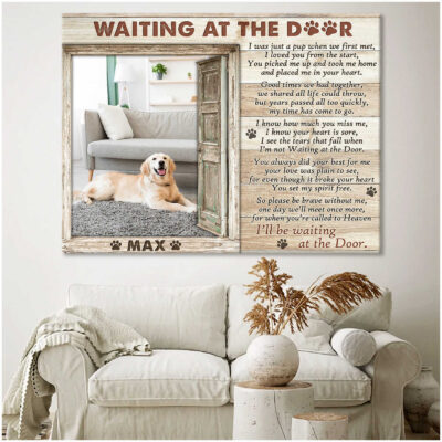Custom Canvas Prints Dog Memorial Gifts Illustration 4