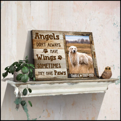 Angels Don'T Always Have Wings Custom Canvas Prints Illustration 4