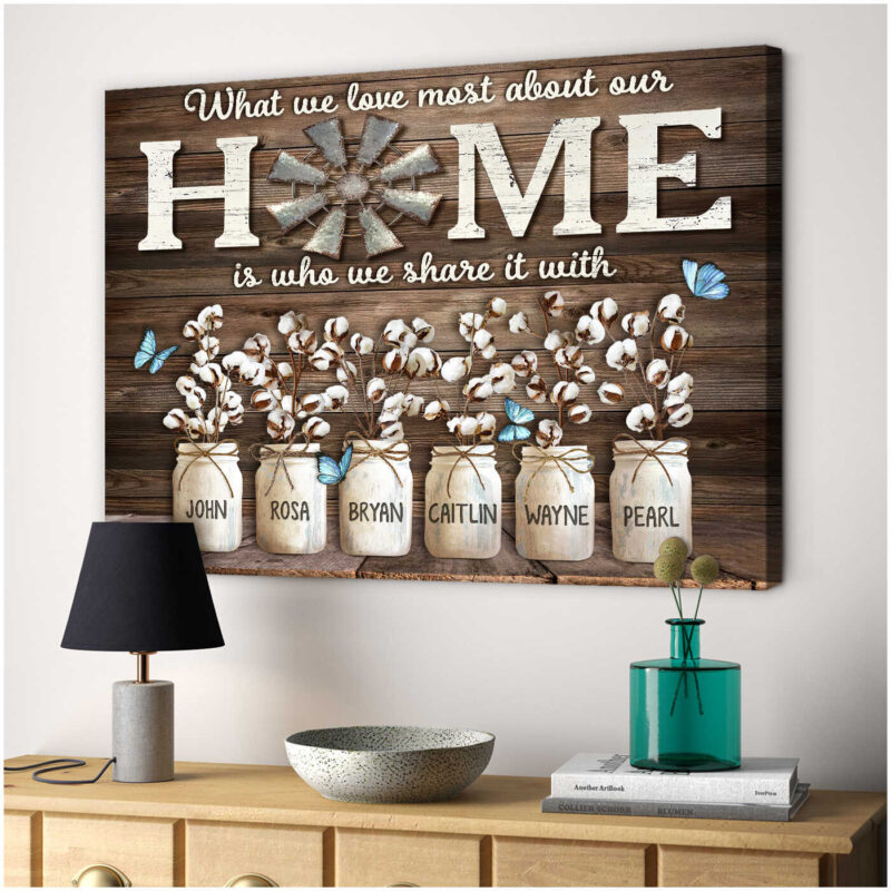 Custom Canvas Prints Personalized Names Gifts What We Love Most About