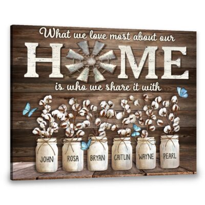 Farmhouse Wall Art Personalized Canvas Wall Art Decor For Living Room Ohcanvas