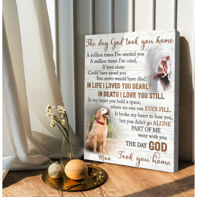 The Day God Took You Home Custom Canvas Prints Illustration 4