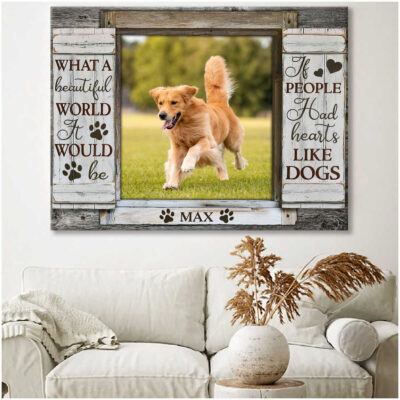 Personalized Pet Photo Custom Canvas Print