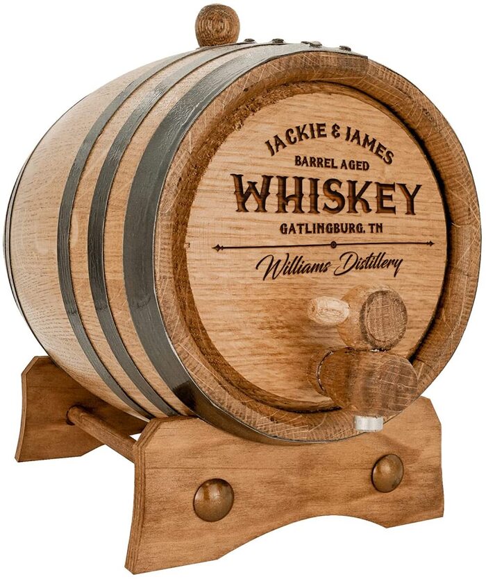 Customized Wine Barrel for father in law and mother in law