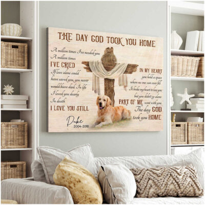 The Day God Took You Home Wall Art Canvas Prints Illustration 3