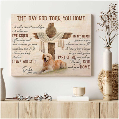 The Day God Took You Home Wall Art Canvas Prints Illustration 4