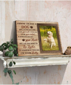 Custom Canvas Prints I Know I'M Just A Dog Illustration 1