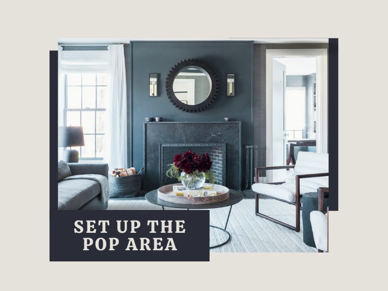 pop area in your modern farmhouse decor