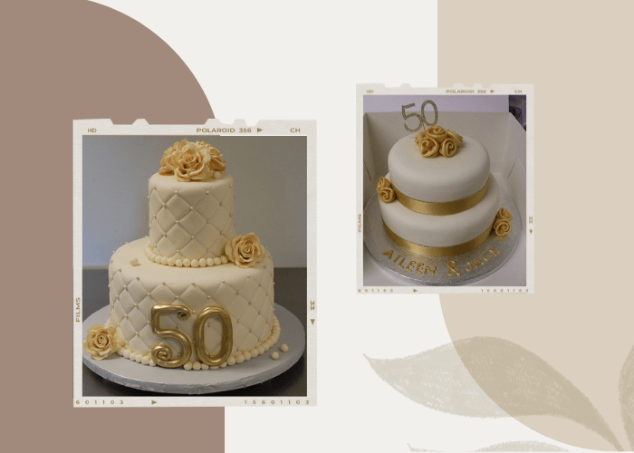 unusual cake - unique 50th anniversary gifts for parents