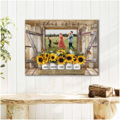 Custom Canvas Prints Personalized Photo Gifts Names Family Gifts Ohcanvas Illustration 2