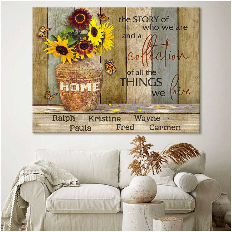 Personalized Custom Canvas Prints For Names Gifts Home