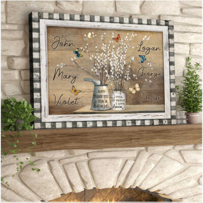 Custom Canvas Prints Personalized Name Gifts And Thank You For A House Farmhouse Ohcanvas (Illustration-3)