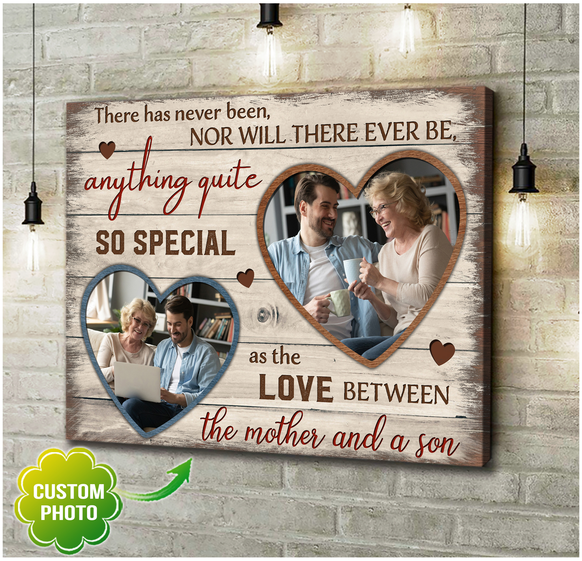 Personalized Gifts For Mom From Son Canvas Wall Art Decor Ohcanvas - Oh  Canvas