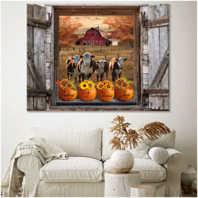 Beautiful Autumn Pumpkin Canvas Prints For Wall Decor