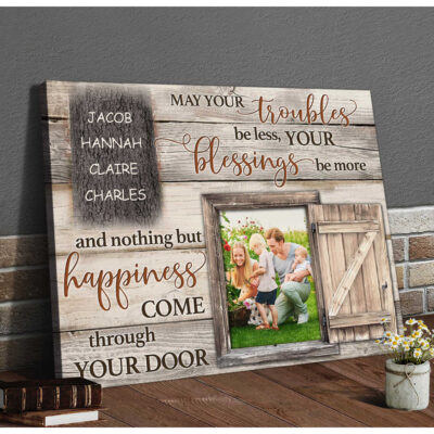 Custom Canvas Prints Personalized Photo Gifts Family Gifts May Your Troubles Be Less Ohcanvas (Illustration-1)