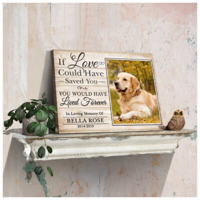 Personalized Memorial Pet Photo Canvas Prints Illustration 2