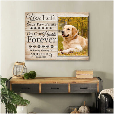 Custom Canvas Prints Personalized Dog Memorial Gifts Illustration 3