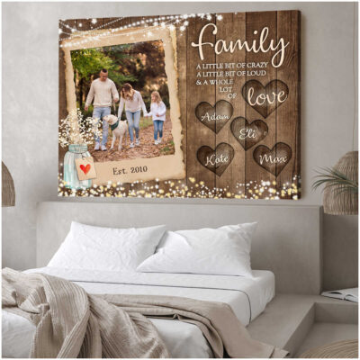 Personalized Photo Gifts Meaningful Family Wall Decor Canvas Print