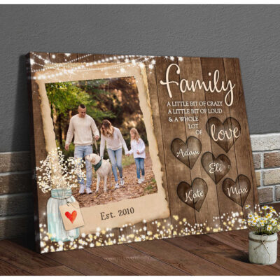 Personalized Photo Gifts Meaningful Family Wall Decor Canvas Print (Illustration-2)