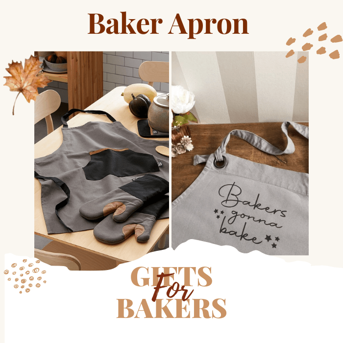 give baker apron as baking gift ideas