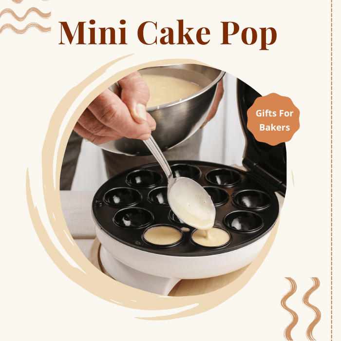 give mini cake pop as gifts for bakers