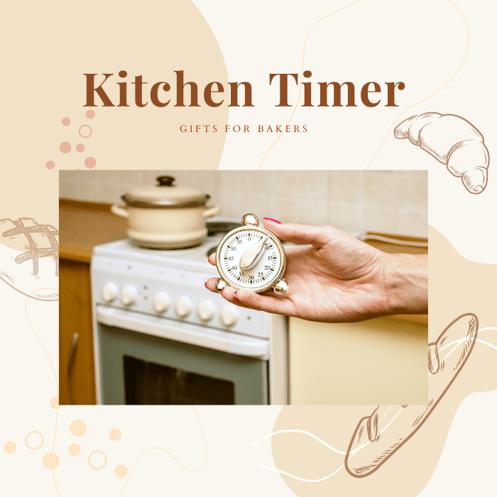 give kitchen timer as gifts for bakers