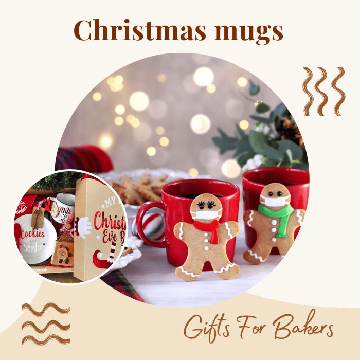 Give Christmas Mugs As Fun Baking Gifts