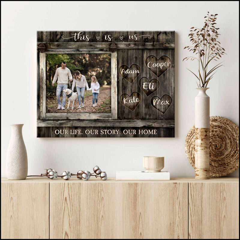 Custom Canvas Prints Personalized Photo Gifts Family Gifts Our Life Our Story Our Home Wall Art Decor Ohcanvas (Illustration-2)