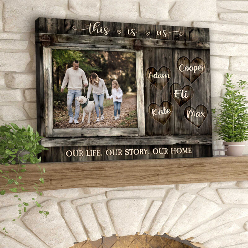 Custom Canvas Prints Personalized Photo Gifts Family Gifts Our Life Our Story Our Home Wall Art Decor Ohcanvas (Illustration-4)