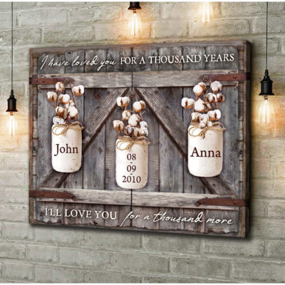 Personalized Wall Decor Canvas Print Gifts For Wife