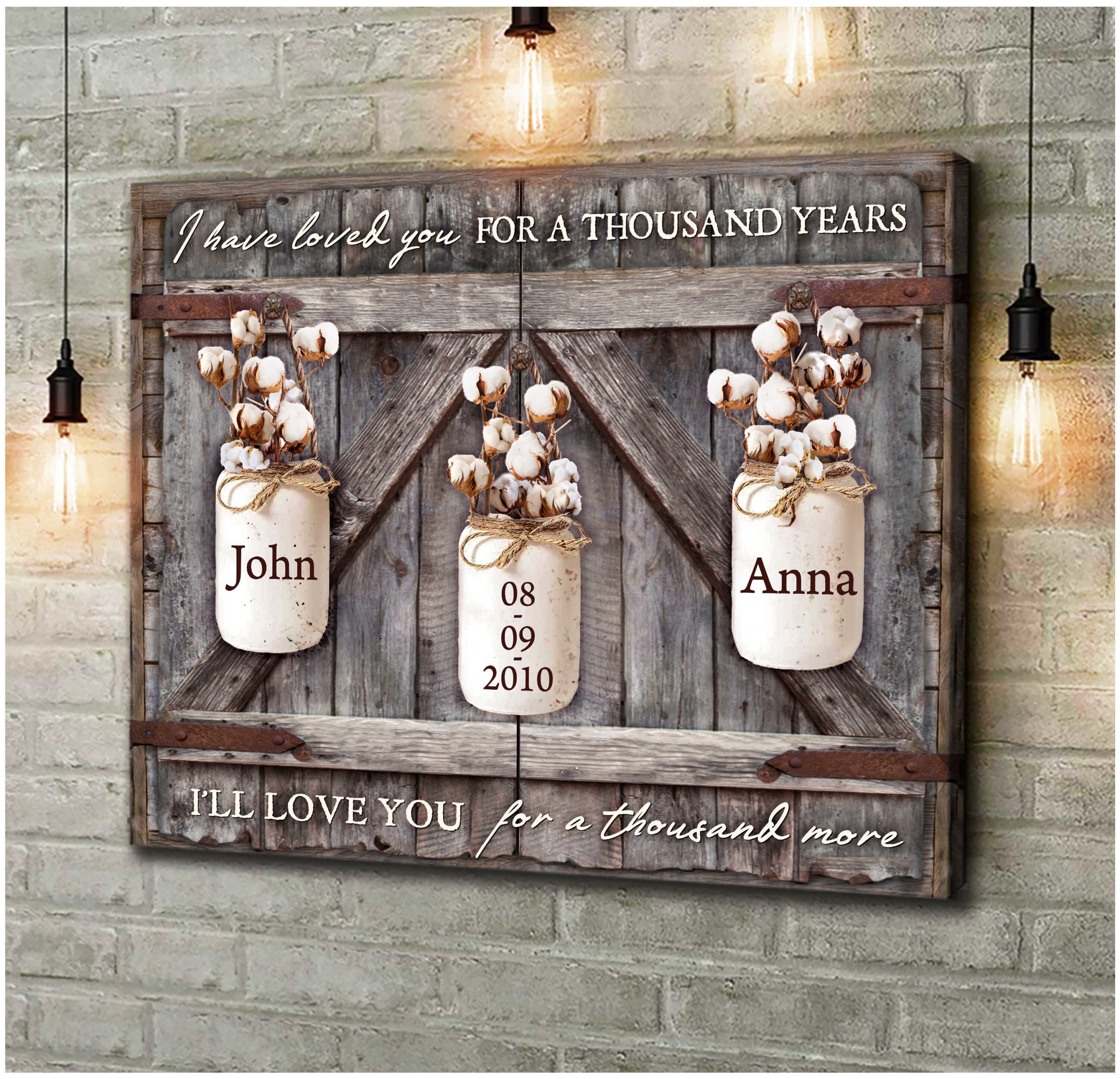 Personalized Wall Decor Canvas Print Gifts For Wife