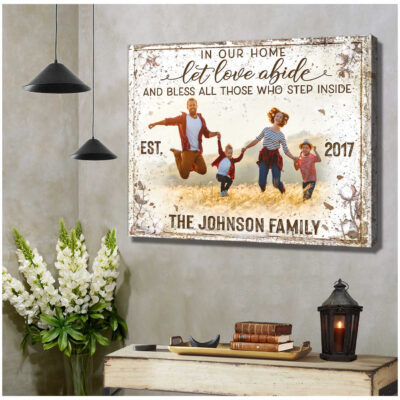 Custom Canvas Prints Personalized Photo Family Gifts Bless all those who step inside Farmhouse Ohcanvas