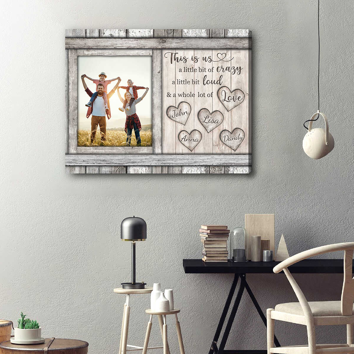 Personalized Photo Gifts Family Gifts A Whole Lot Of Love Illustration 1