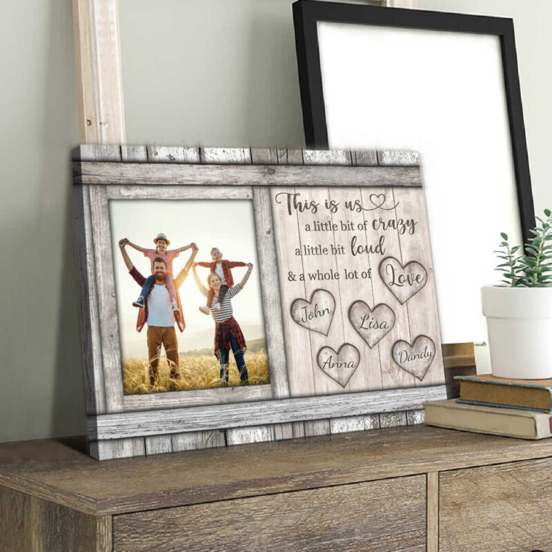 Personalized Photo Gifts Family Gifts A Whole Lot Of Love Illustration 2