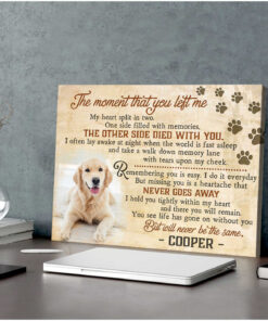 Custom Canvas Prints Personalized Memorial Pet Photo The Moment That You Left Me Ohcanvas 7 The Moment That You Left Me Canvas Prints Illustration 2