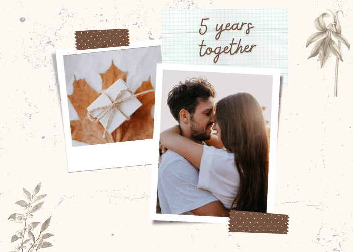 5 year anniversary gift traditional and modern for couples