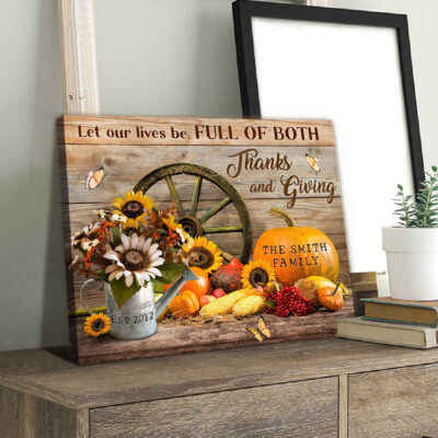 Personalized Custom Canvas Prints For Farmhouse Gifts