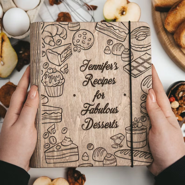  Custom Recipe Book - gifts for someone who likes to bake