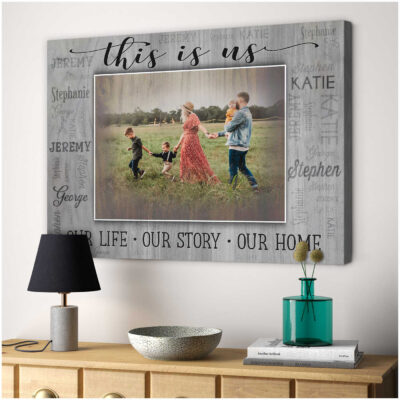 Custom Canvas Prints Personalized Photo Gifts Beautiful Family Gifts Ohcanvas Illustration 2
