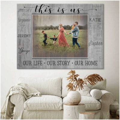 Custom Canvas Prints Personalized Photo Gifts Beautiful Family Gifts Ohcanvas Illustration 3