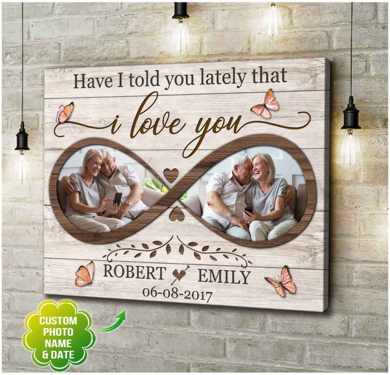 Custom Canvas Prints Personalized Photo Gifts Wedding Anniversary For Couple Wall Art Ohcanvas Illustration 1