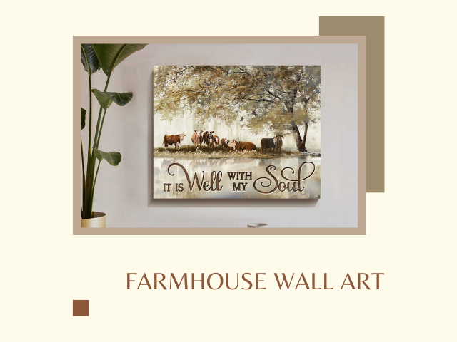 farmhouse wall art - top rustic decorating ideas