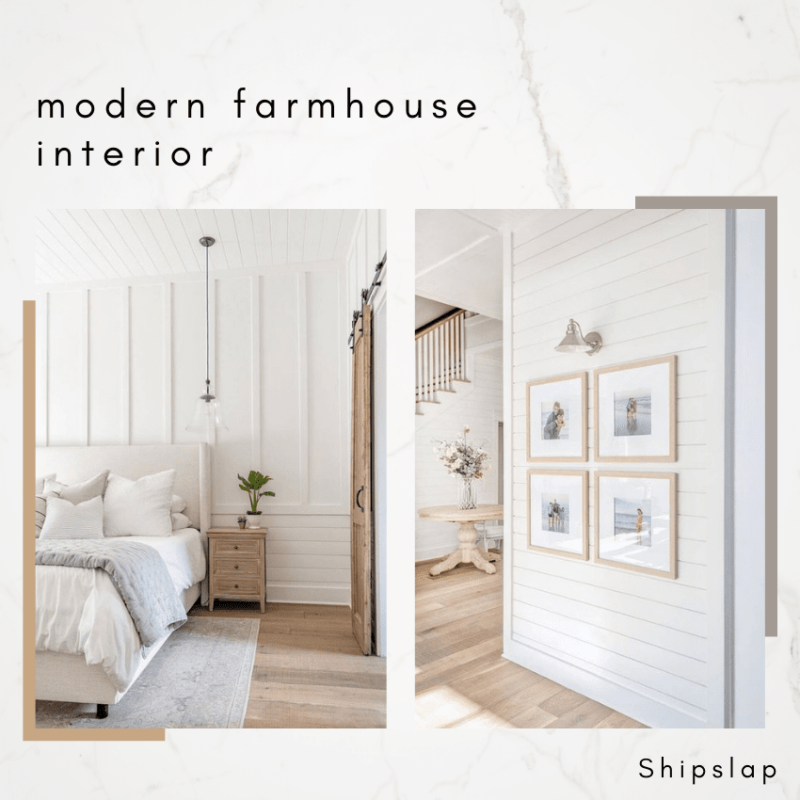 Modern Farmhouse Interior Shiplap