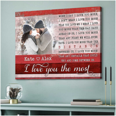 Custom Anniversary Canvas Print Gifts For Your Wife