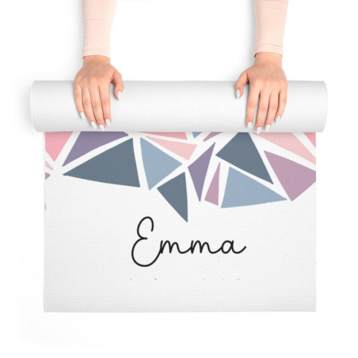 Personalized Yoga Mat - Wedding Gift For Daughter From Dad.