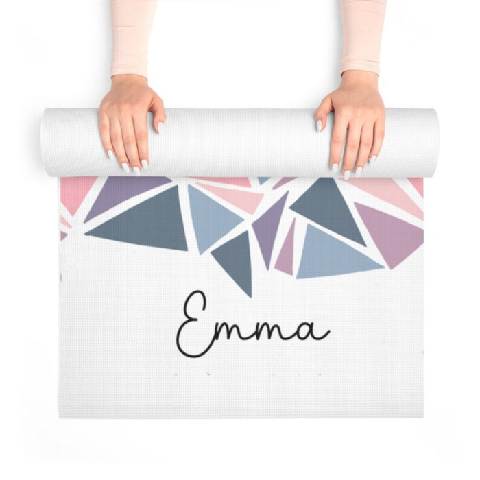  Personalized Yoga Mat - Wedding Gift For Daughter From Dad.