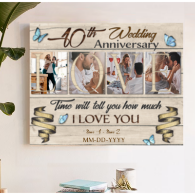 Customized 10th Anniversary Surprise Gift For Him