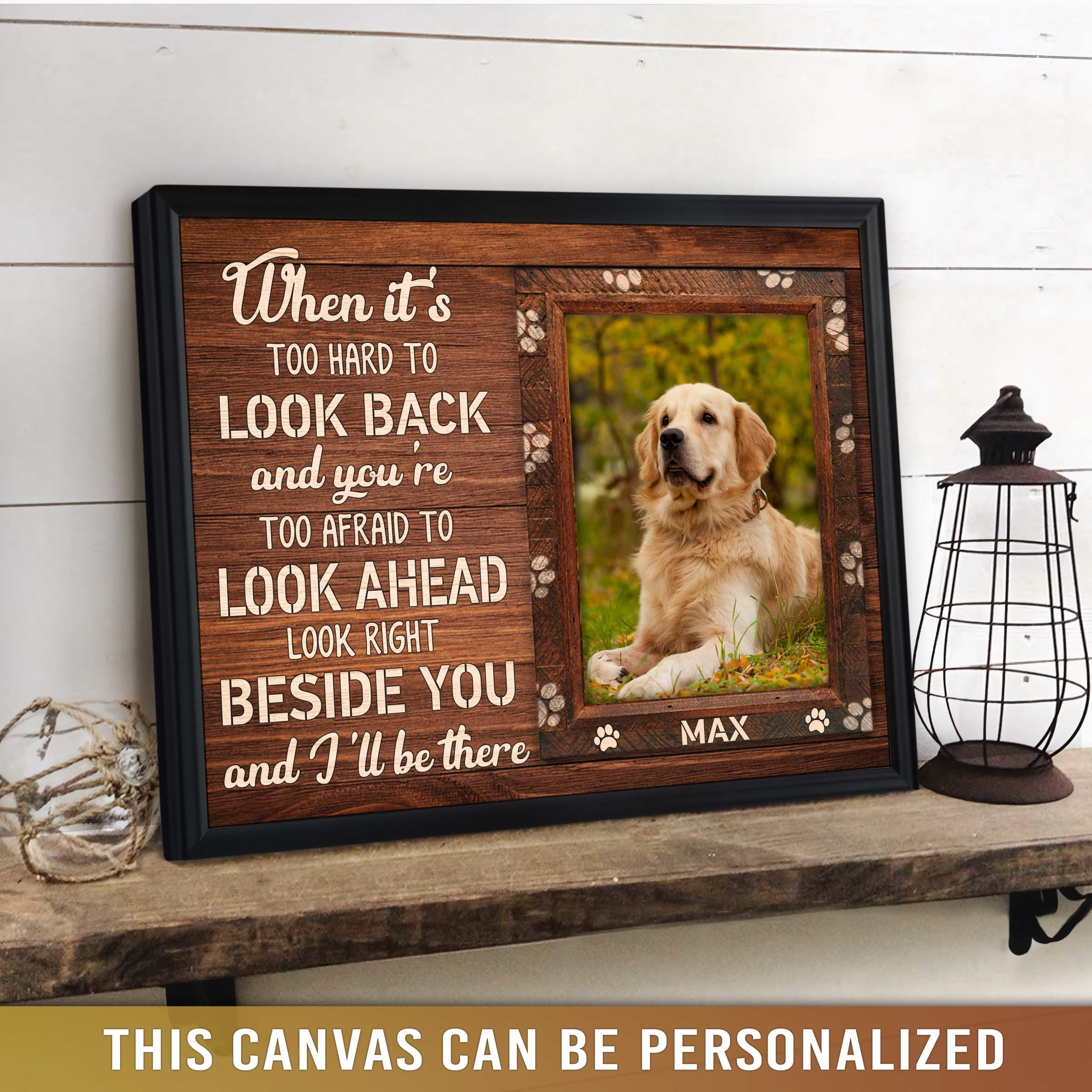 Pet Canvas Art Personalized Gifts For Dog Owners Illustration 1