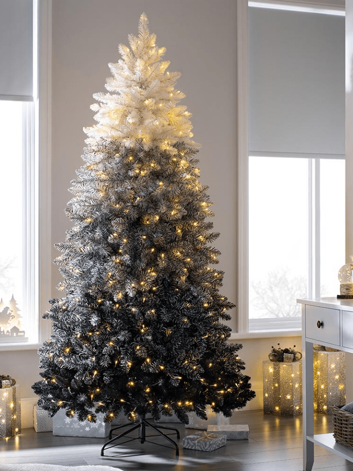 Modern christmas tree decorations