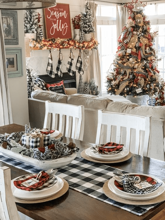 Buffalo Check Home Decor farmhouse decor for any season